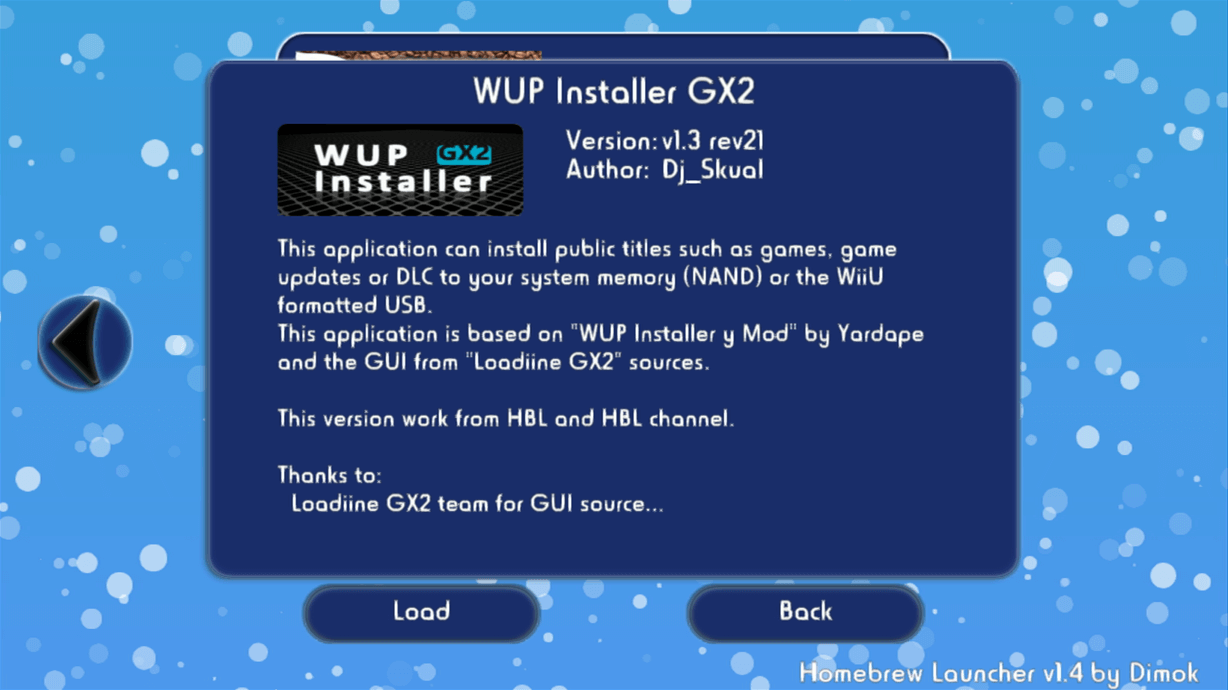 WUP Installer GX2